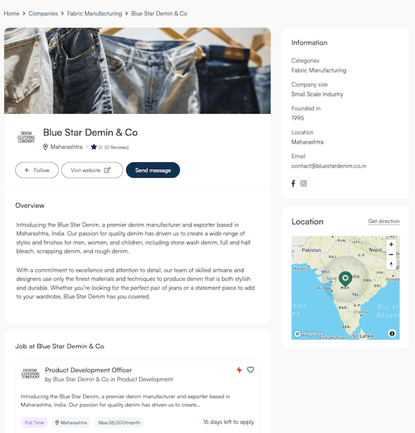 candidate docs dedicated company page
