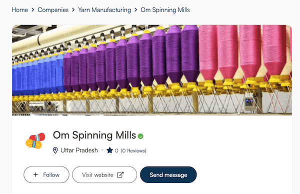 click on send massage