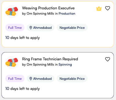candidate help apply job filter job result
