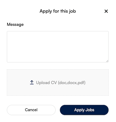 candidate help apply jobs upload resume