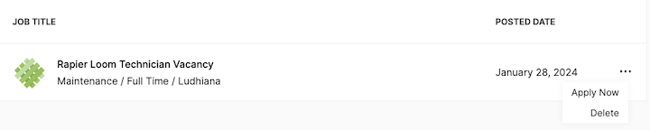candidate help manage invited apply now and delete