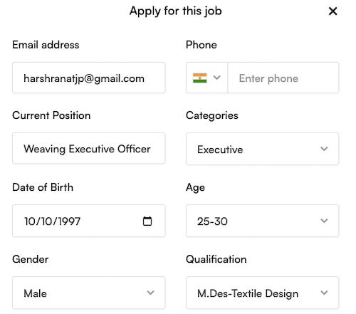candidate help manage invites apply job