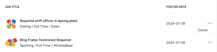 candidate help wishlist jobs manage delete jobs