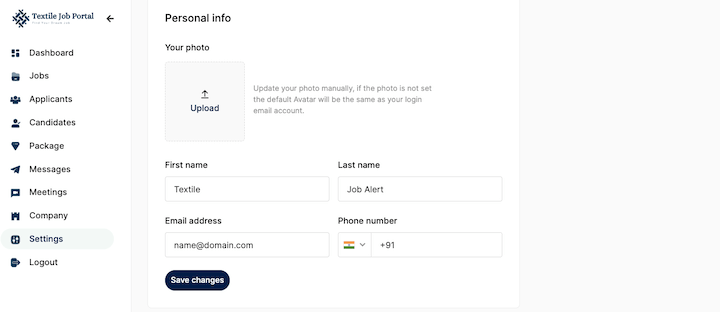 employer help dashboard overview setting section