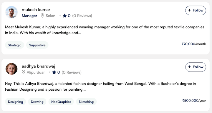 employer help find candidate gender result
