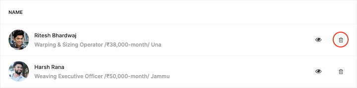 employer help manage invite delete invitation