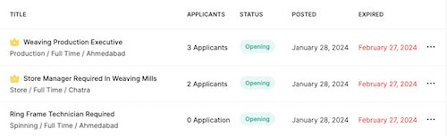employer help manage jobs listing metadata