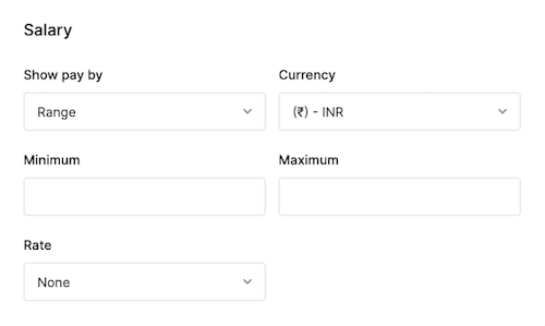 employer help publish job post salary structure