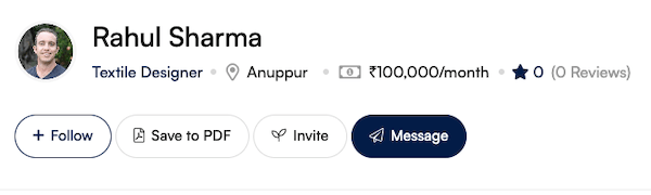 employer help send massage candidate single