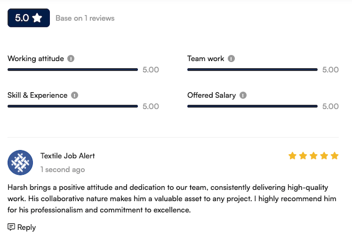 employer help write review publish review result