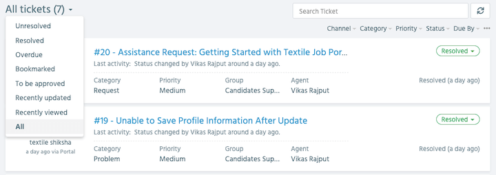 This image has an empty alt attribute; its file name is support-centre-manage-tickets-filter-dropdown.png