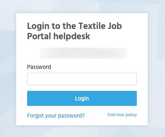 support centre manage tickets enter passwords