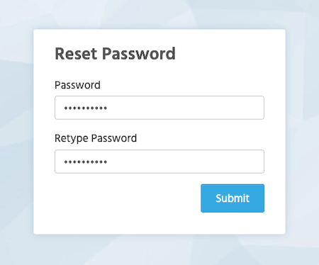 How can users change or reset passwords on the support portal? 7 support centre reset password enter new password